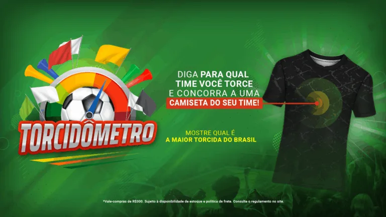 Torcidômetro: participe e concorra a camisas do seu time toda semana