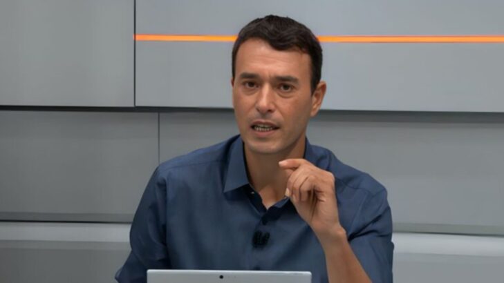 André Rizek é jornalista esportivo (Reprodução/SporTV)