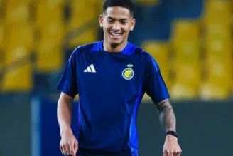 Ângelo, ex-jogador do Santos e atualmente no Al-Nassr