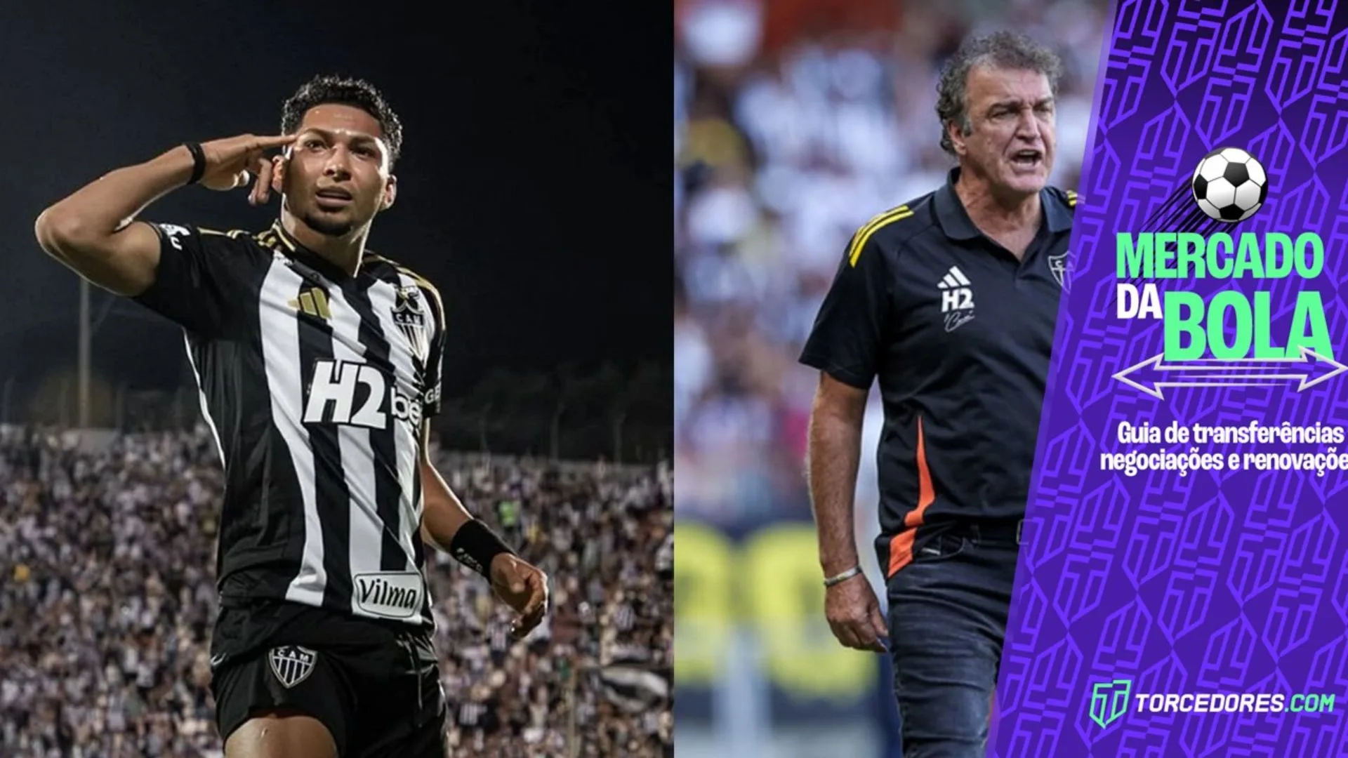 Rony, Cuca e mais: como foi a janela de transferências do Atlético-MG