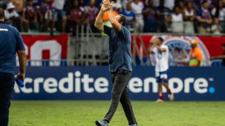 Rogério Ceni defende Lucho e não se empolga com vantagem do Bahia na final do Campeonato Baiano