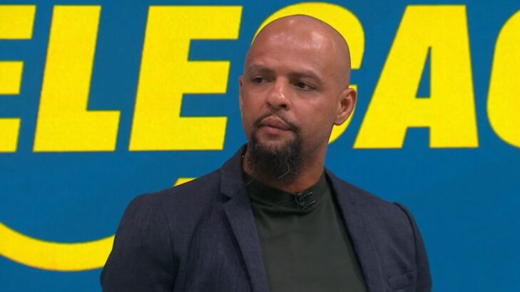 Felipe Melo em comentário feito no "Seleção Sportv" (Reprodução - YouTube)