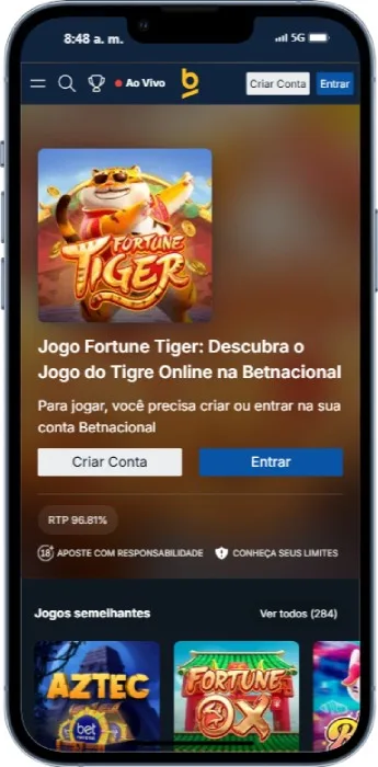 Fortune Tiger Betnacional Betnacional Mobile Casino