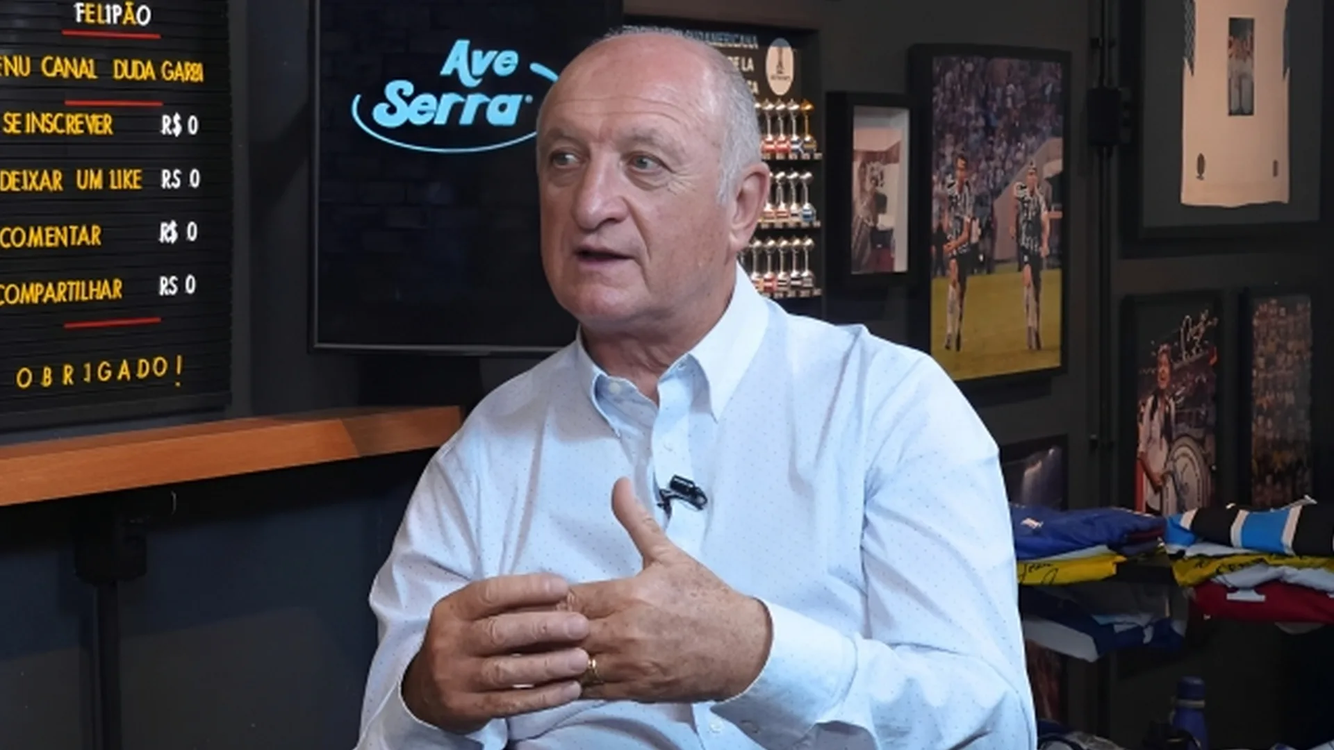 Felipão ‘esquece’ Luxemburgo ao escolher o melhor técnico da história do Palmeiras: “Gostem ou não”