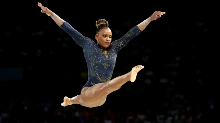 Nadia Comaneci vê ginástica de Rebeca Andrade como “arte e acrobacia”