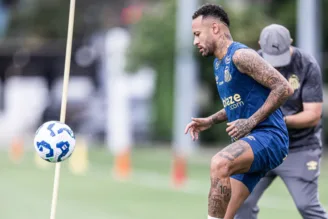 Neymar treino