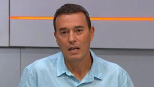 Rizek no comando programa "Seleção Sportv" (Reprodução - YouTube)