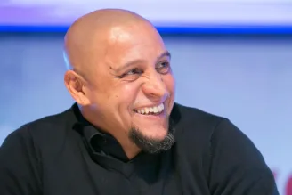 Roberto Carlos durante conferência de imprensa do Red Bull Street Style World's Finals em 2018