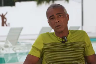 Romário, ex-jogador da seleção e presidente do América-RJ