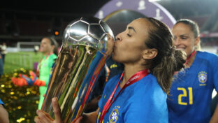 Marta jogadora da seleção brasileira. Foto: Lucas Figueiredo/CBF