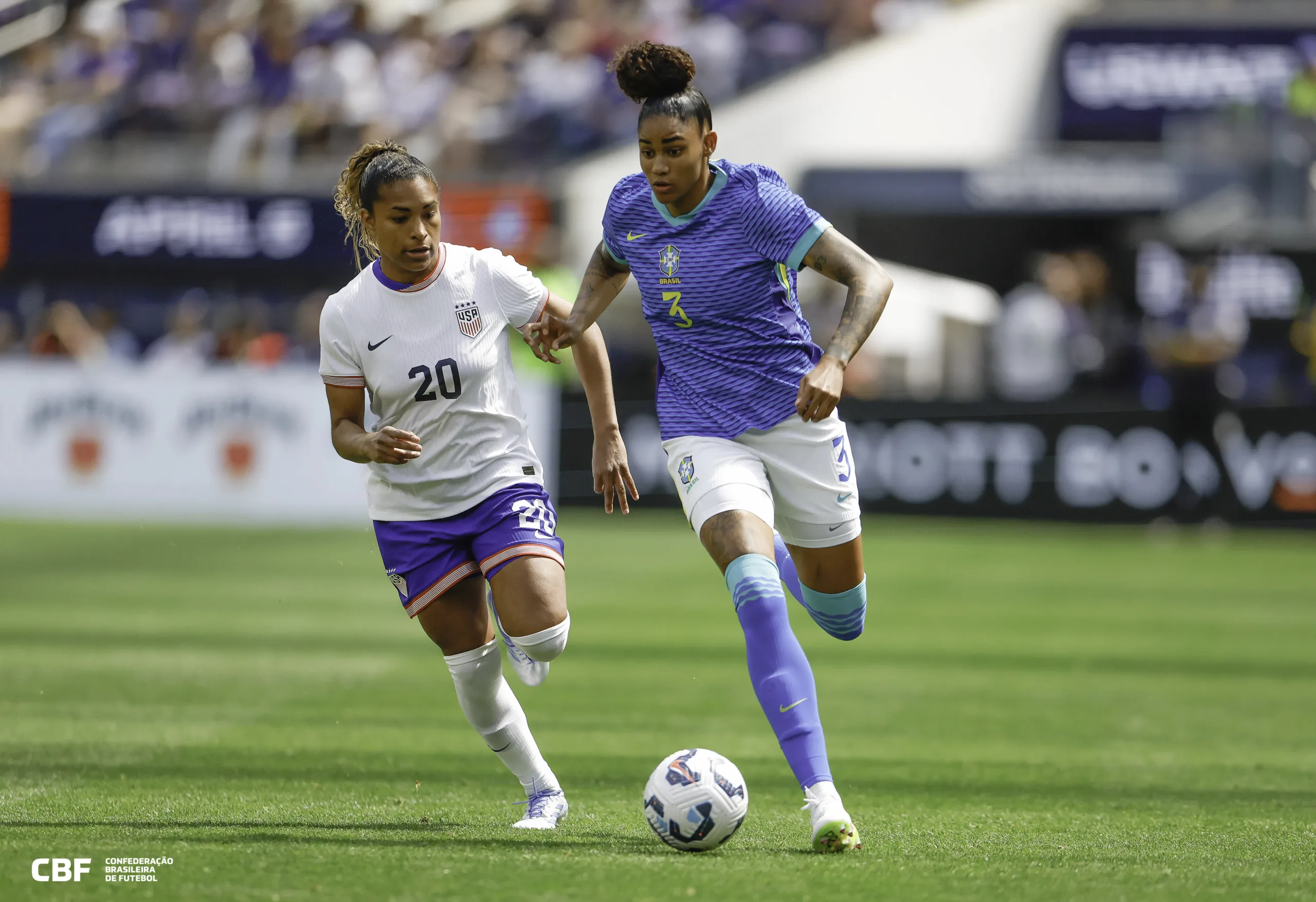 Rodman e Heaps marcam e seleção brasileira feminina perde para os EUA