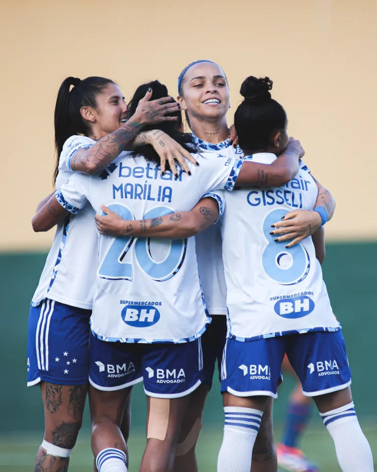 Cruzeiro vence o Bragantino na 7º rodada, segue invicto e divide liderança do Brasileirão Feminino