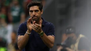 Abel Ferreira, em jogo do Palmeiras (Foto: Cesar Greco/Palmeiras/by Canon)