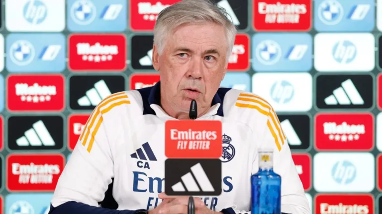 Ancelotti minimiza pressão e se esquiva sobre permanência no Real Madrid: “Tenho mais um ano”