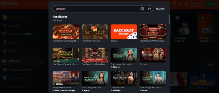 Betano cassino online Baccarat Online