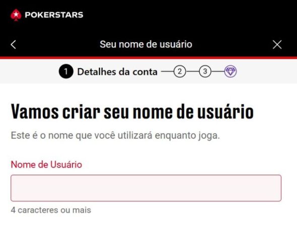 PokerStars Cadastro