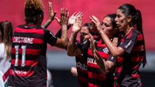 Jogadoras do Flamengo Feminino (Foto:PaulaReis/Flamengo)