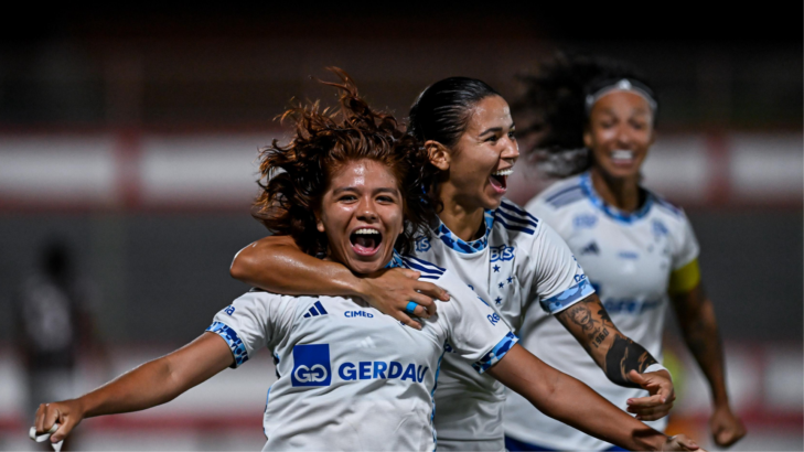 Jogadoras do Cruzeiro time feminino.
Foto: CBF_Oficial flickr