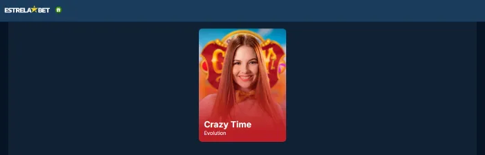 Crazy Time EstrelaBet cassino online
