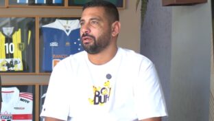 Diego Souza durante a 'Central do Pré-jogo' - Divulgação