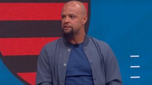 Felipe Melo durante o Seleção Sportv - Divulgação