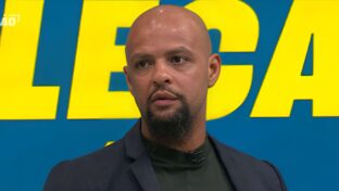 Felipe Melo em registro no programa "Seleção Sportv" (Reprodução - YouTube)