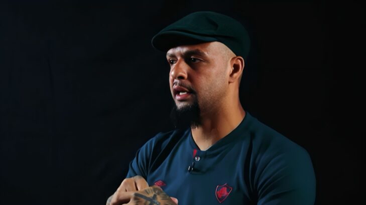 Felipe Melo em entrevista ao ge (Reprodução - YouTube)