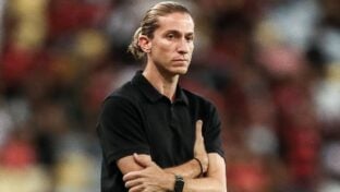 Filipe Luís, técnico do Flamengo (Divulgação - CRF)