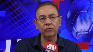 Flavio Prado, no Bate-Pronto, da Jovem Pan (Reprodução)