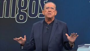 Galvão Bueno, em programa na Band (Reprodução)