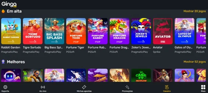 Cassino Jogos gingabet cassino