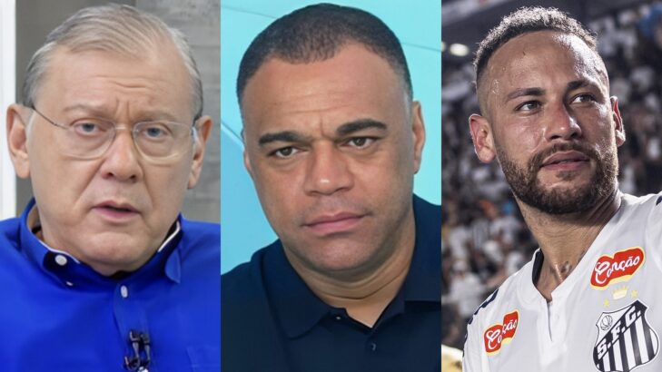 Milton Neves manda recado para Denílson sobre Neymar: “Pare de passar pano” Milton Neves manda recado para Denílson sobre Neymar: “Pare de passar pano”
