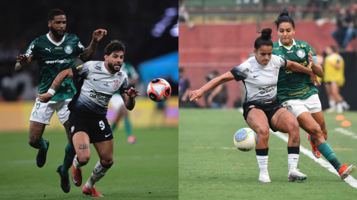 Associated Press / Sipa US / Alamy Stock Photo | Palmeiras e Corinthians se enfrentam no Brasileirão Masculino e Feminino