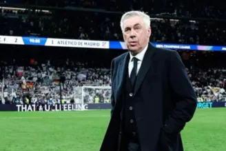 Carlo Ancelotti, treinador do Real Madrid