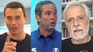 Rizek, Caio Ribeiro e Sormani, comentaristas esportivo (Reprodução)