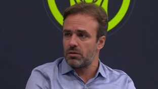 Roger Flores, em participação no Seleção SporTV (Reprodução)