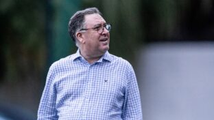 Marcelo Teixeira, presidente do Santos (Raul Baretta/ Santos FC.)