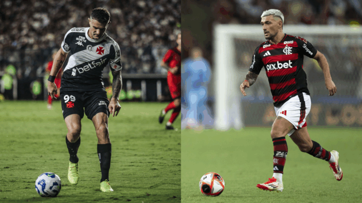 Vasco x Flamengo: quem leva a melhor, Vegetti ou Arrascaeta? Veja odds