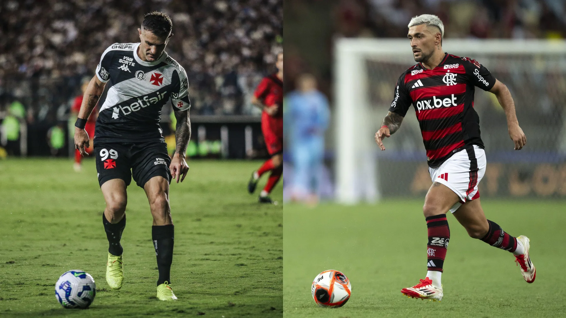 Vasco x Flamengo: quem leva a melhor, Vegetti ou Arrascaeta? Veja odds
