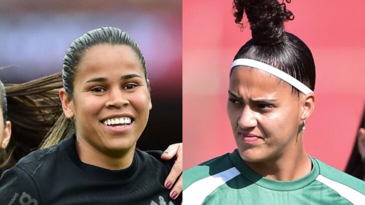 Vic Albuquerque, do Corinthians, e Amanda Gutierres, do Palmeiras (Fotos: Flickr Oficial CBF)
