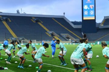 Arena Barueri em partida do Brasileirão Feminino