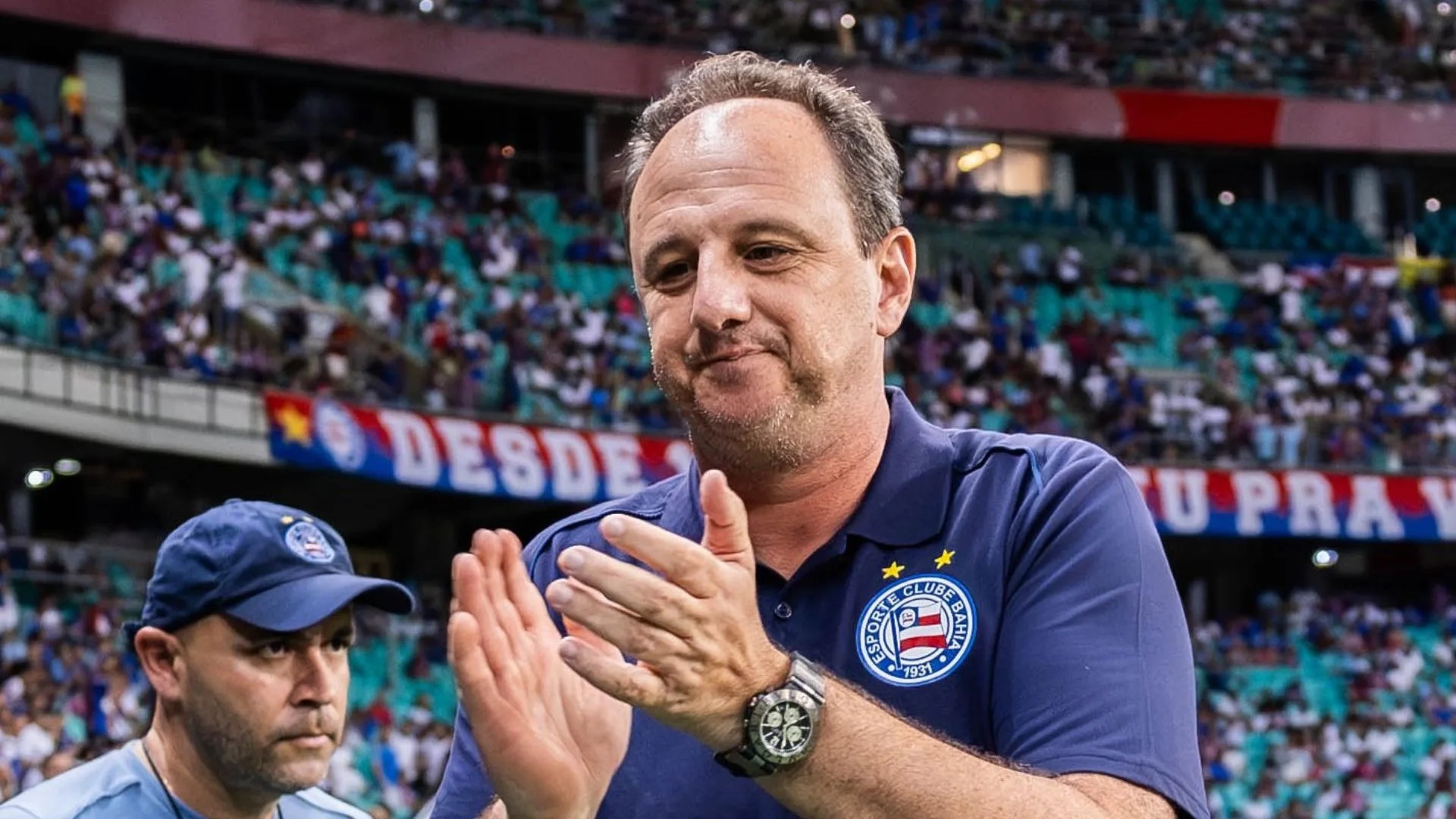 Rivaldo elogia trabalho de Rogério Ceni no Bahia: “Tenho plena confiança”
