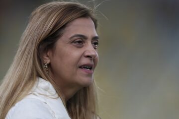 Leila Pereira, presidente do Palmeiras
