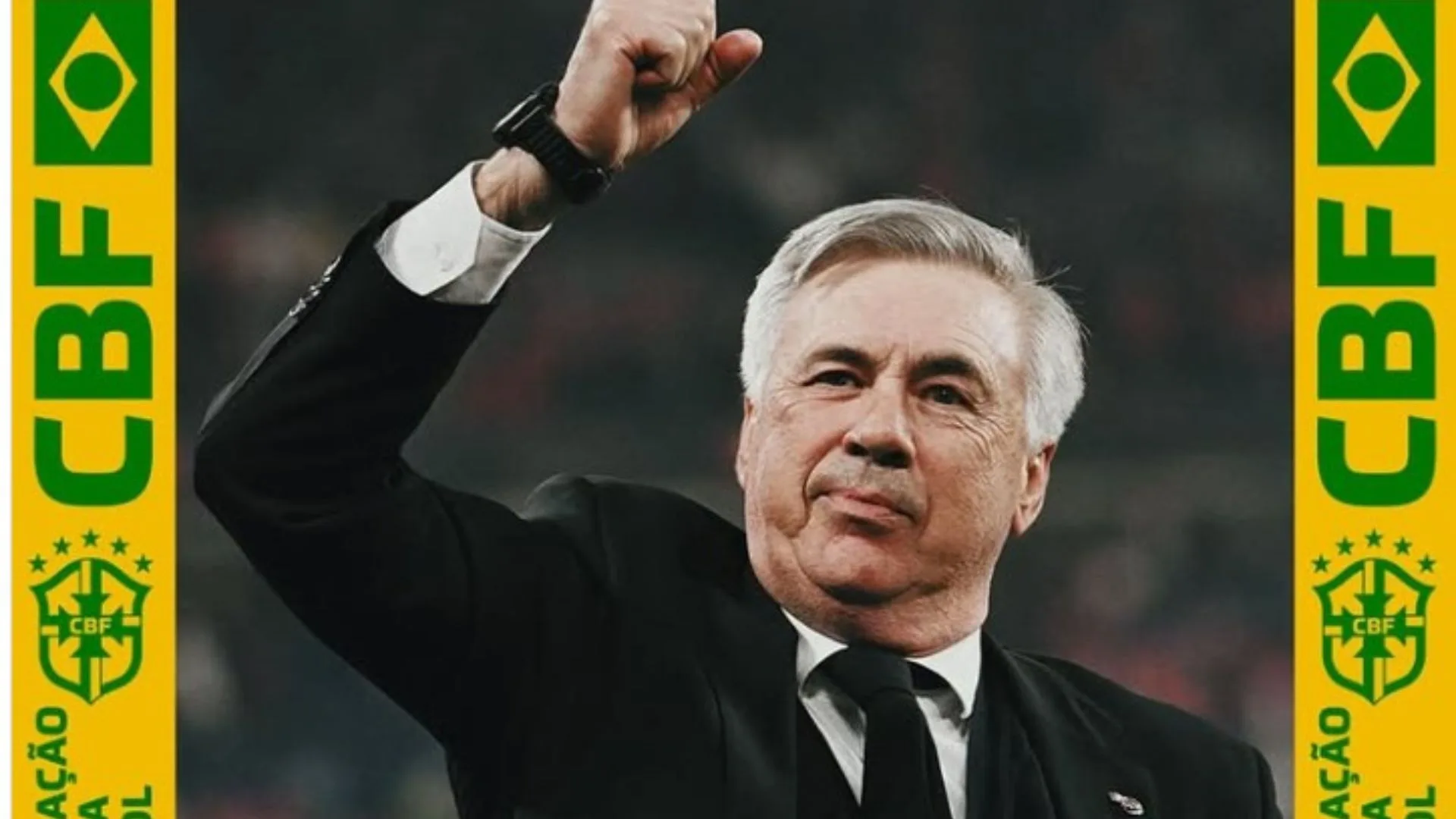 Carlo Ancelotti é o novo técnico da seleção brasileira 