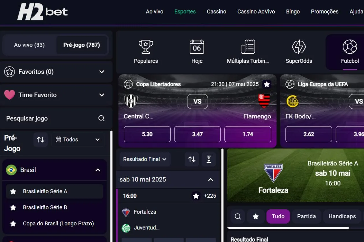 h2bet apostas esportivas