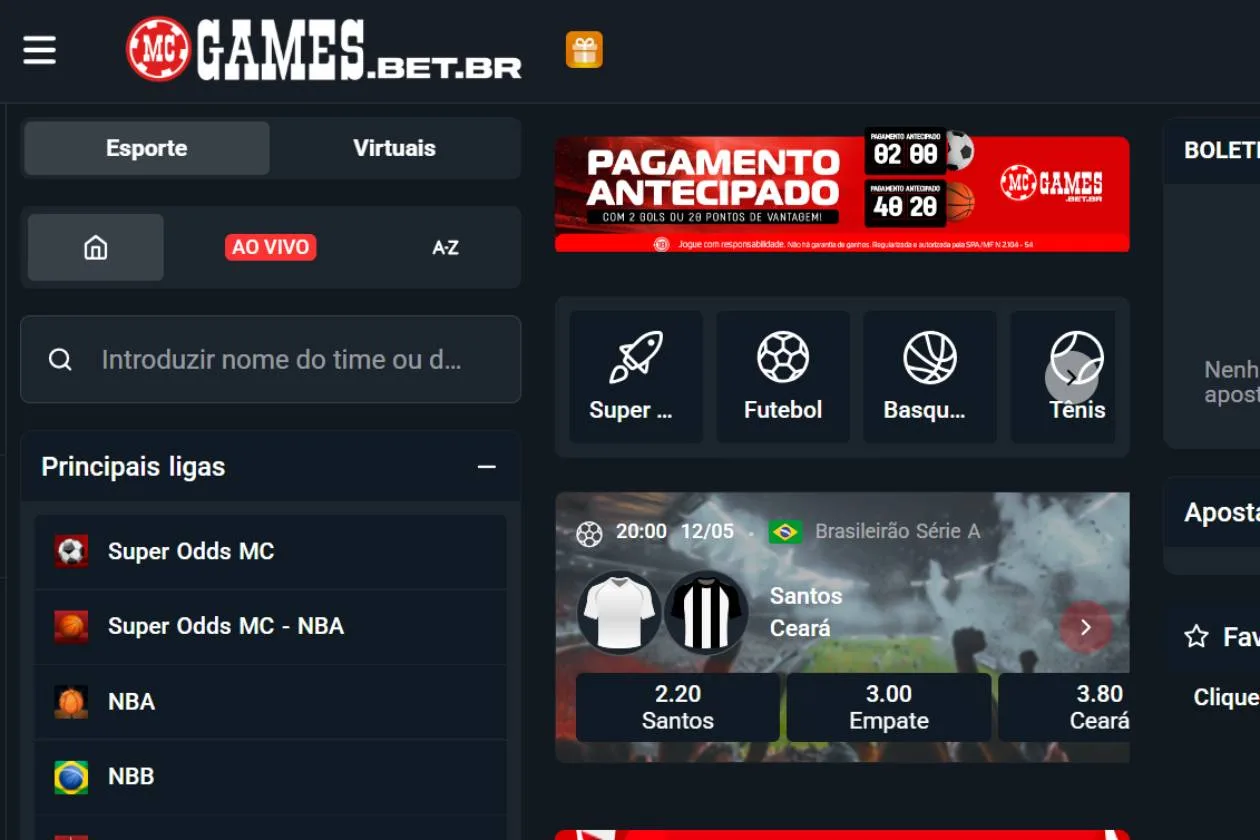 MC Games apostas esportivas