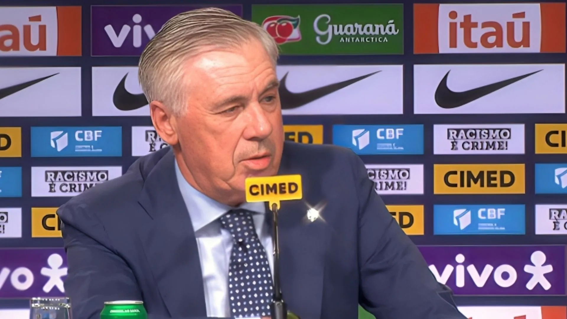 Ancelotti garante que a seleção brasileira “vai jogar como o Real Madrid”