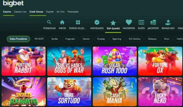 O que posso jogar no casino da BigBet bigbet cassino