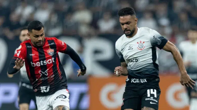 Corinthians x Vitória: confira onde assistir ao jogo do Brasileirão, as prováveis escalações e desfalques