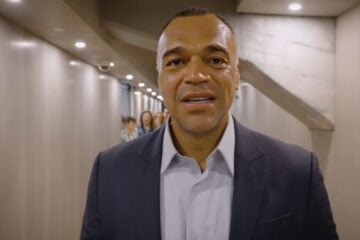Denílson, ex-jogador e comentarista da Globo